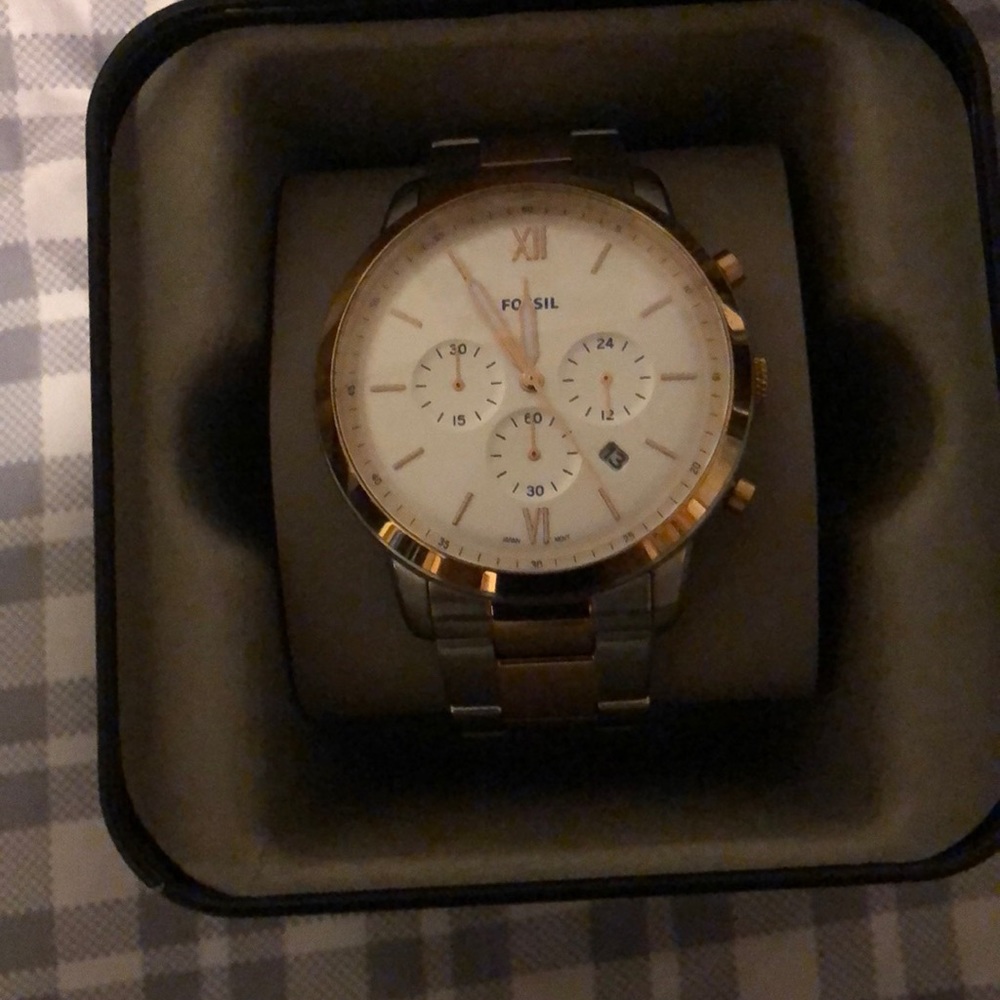 Fossil watch (Two tone)